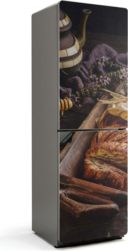 Rustikales Picknick – Magnetische Kühlschrank Abdeckung – Dekorfolie magnetisch Küche – Kühlschrank Magnet Deko – selbstklebende Magnett...