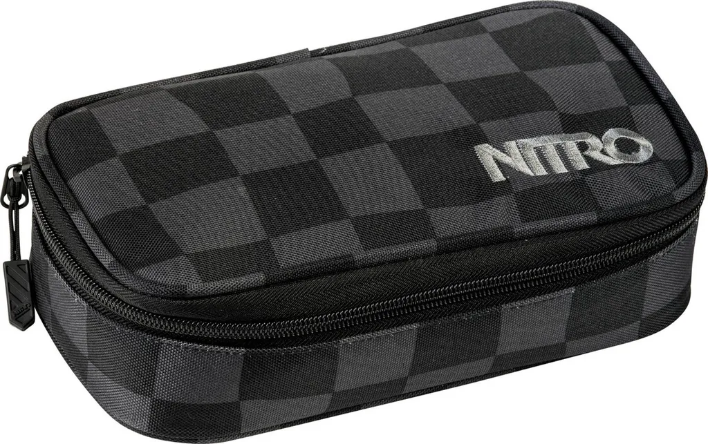 Nitro Daypacker Astuccio Checker Nero Multicolore - Portapenne Scuola Robusto
