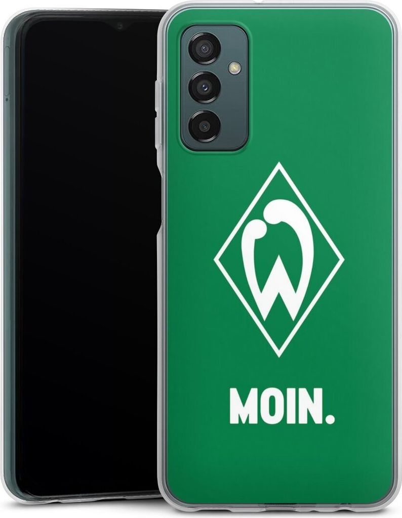 DeinDesign Handyhülle für Samsung Galaxy M23 5G Silikon Hülle Case Smartphone Schutzhülle Moin Offizielles Lizenzprodukt SV Werder Bremen