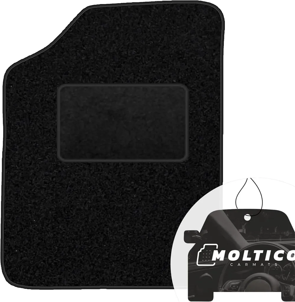 Tappetino Ford Scorpio I 1985-1994 Velours Nero - Qualità Su Misura