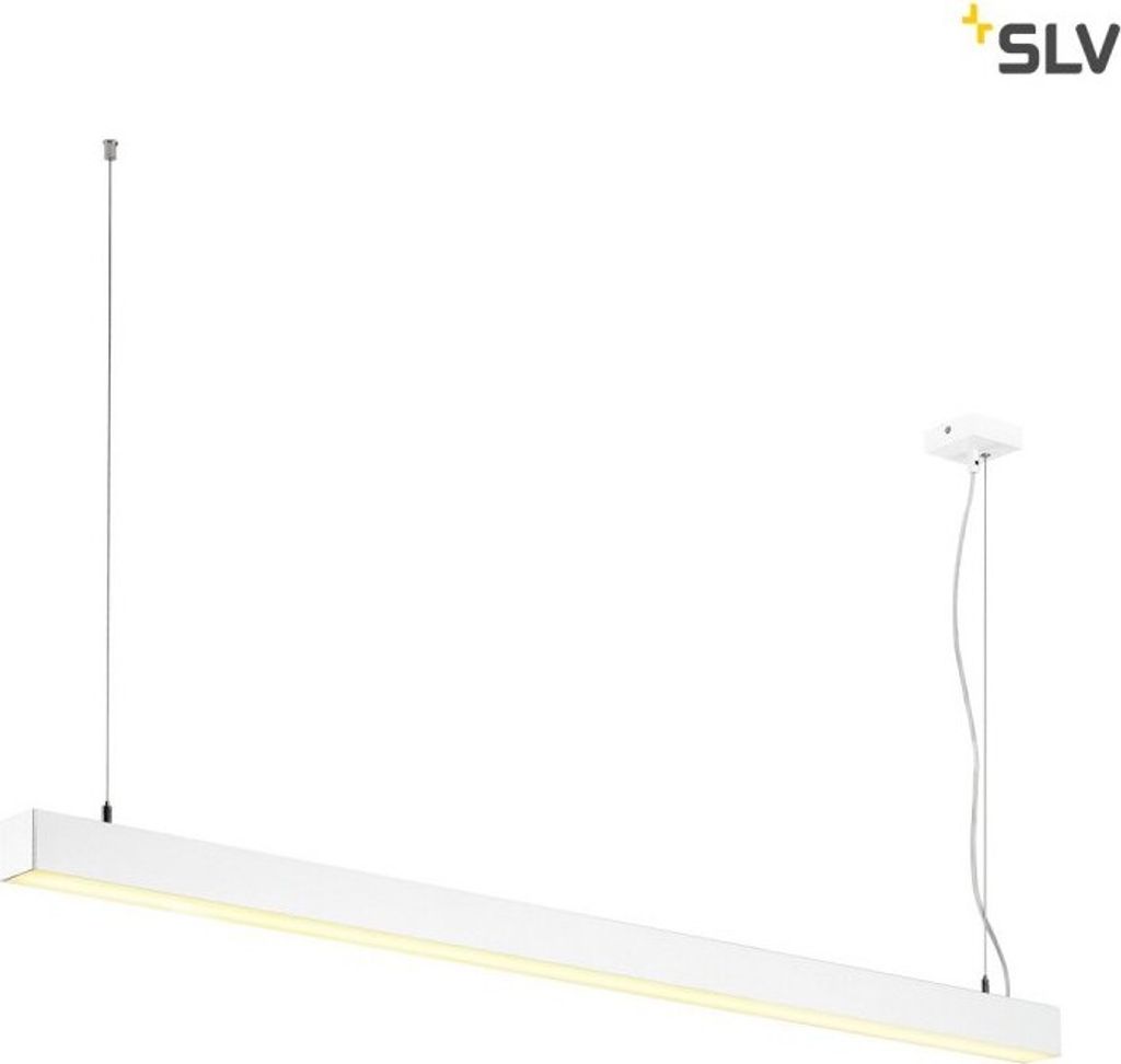 SLV 1001310 Q-LINE DALI SINGLE LED Pendelleuchte dimmbar 1500mm weiss