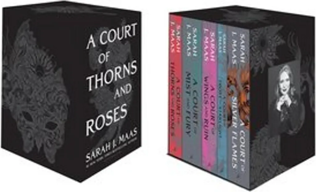 Coffret Livres A Court of Thorns and Roses Edition Luxe Hardcover Set