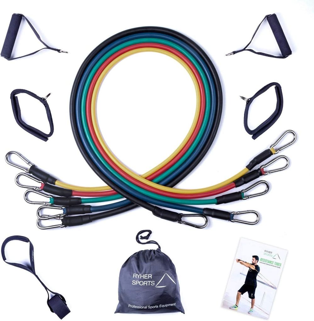 Set mit elastischen Tubebändern, Ryher Sports, maximale Produktbild 