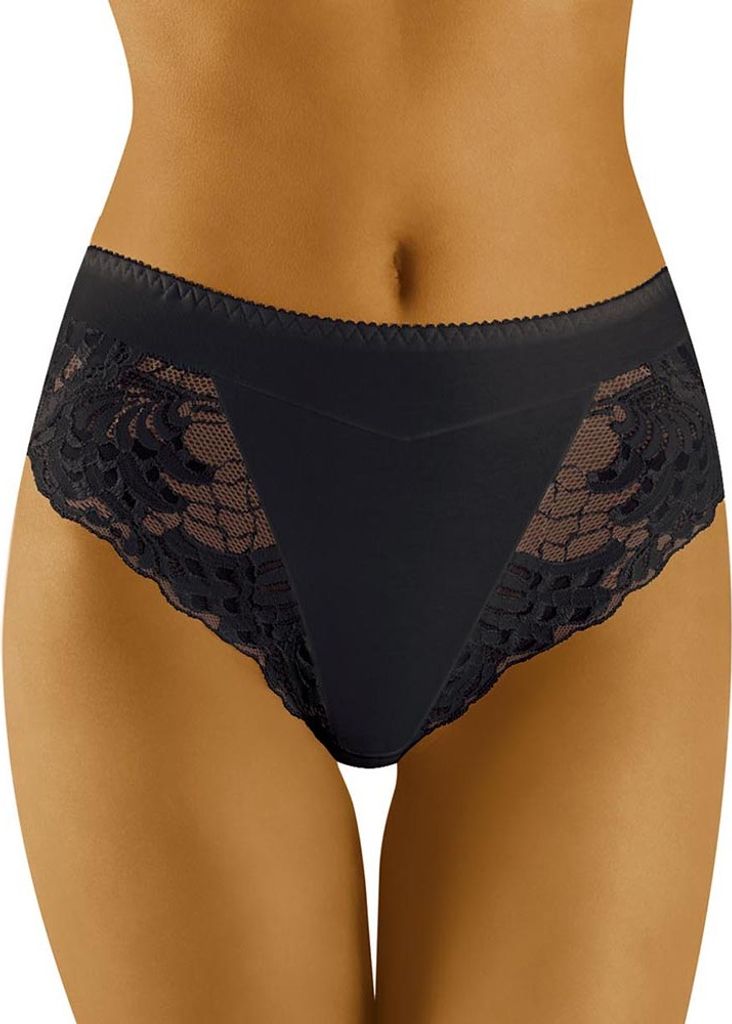 Wolbar Damen Slips Spitze hoher Bund Unterhose WB408 , Produktbild 