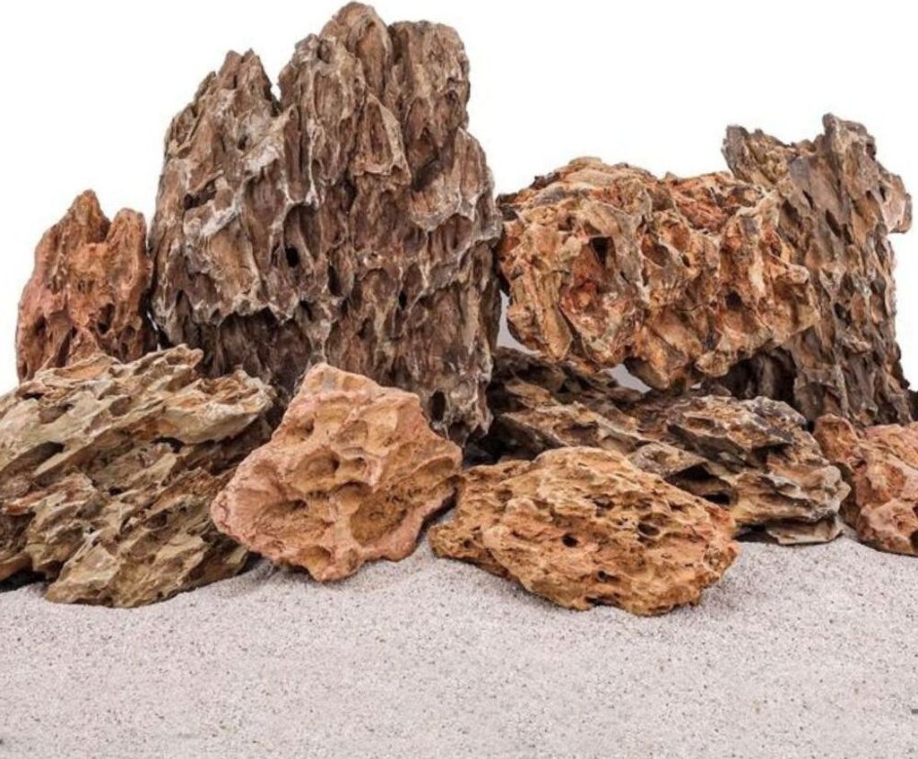 Aquarium Natursteine Drachenstein Deko Felsen braun 1 Stück Produktbild 