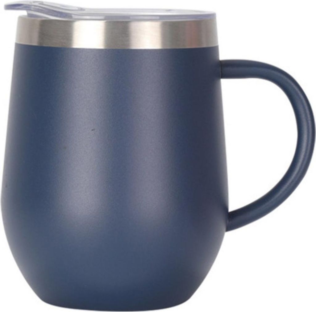 Izolovaný hrnek na kávu s uchem, 340 ml, nerezový izolovaný Obrázek produktu 