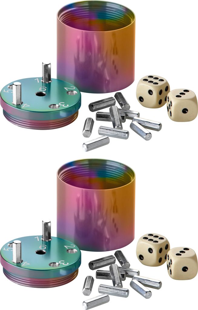 BestSaller 3009 SUPER SIX Würfelspiel Aluminum, 36 Produktbild 