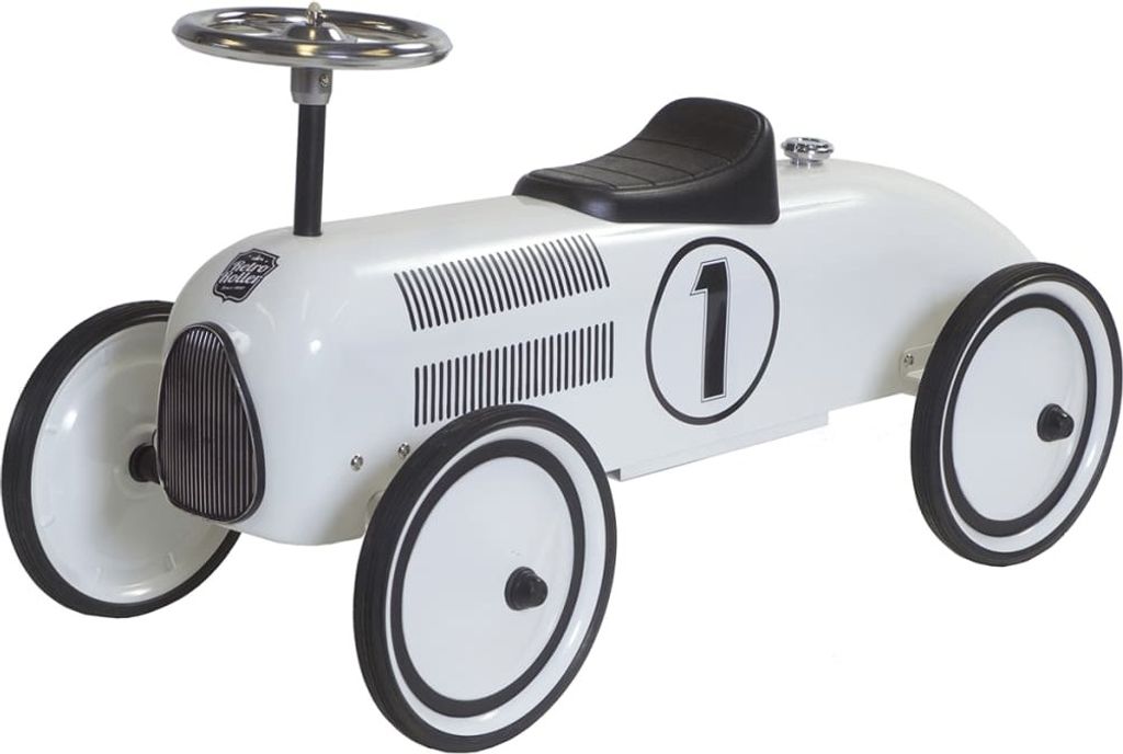 Retro Roller 0706094, 2 rok/roky, 4 kolo/kola, Kov, Bílá Obrázek produktu 