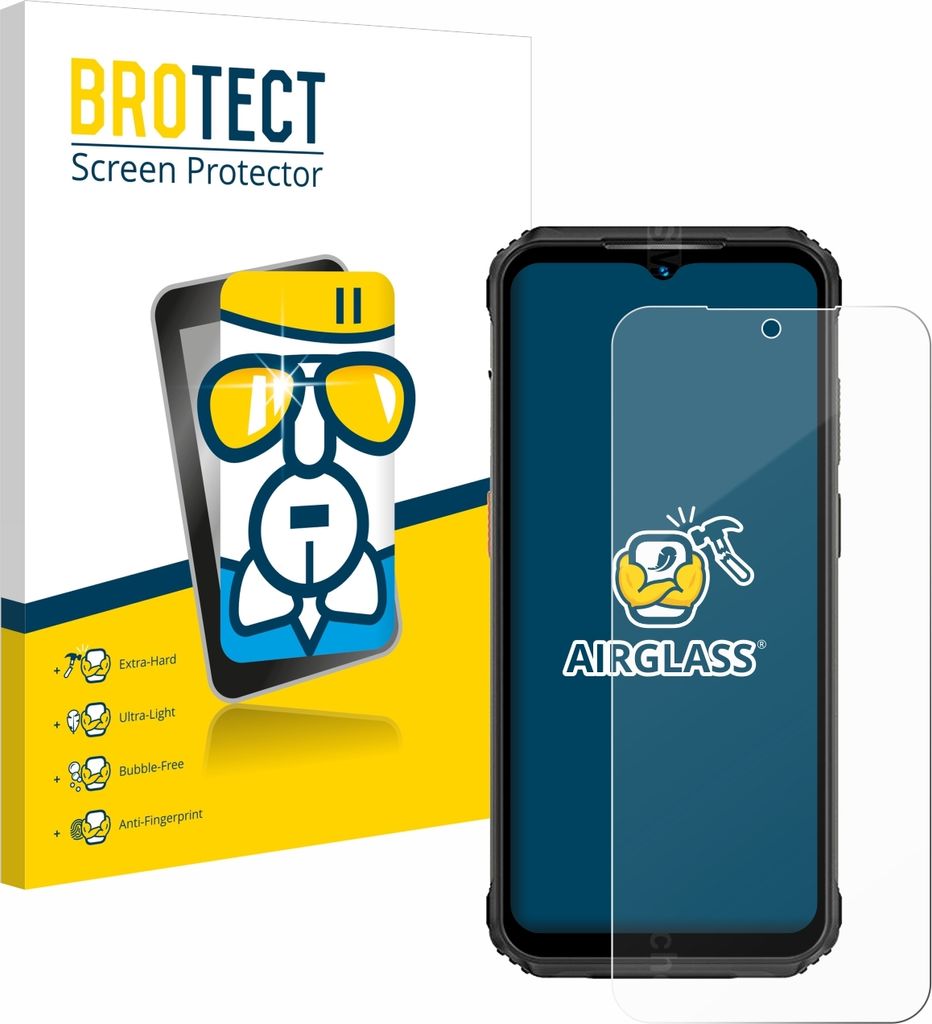 BROTECT Schutzglas für Ulefone Armor 21 Schutzfolie Panzer Folie Glas Display Schutz klar