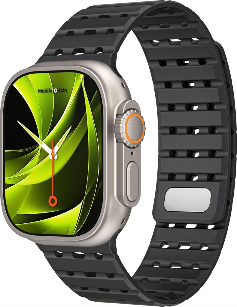 Mobile Origin Magnetarmband Apple Watch 49mm/46mm/45mm/44mm Schwarz