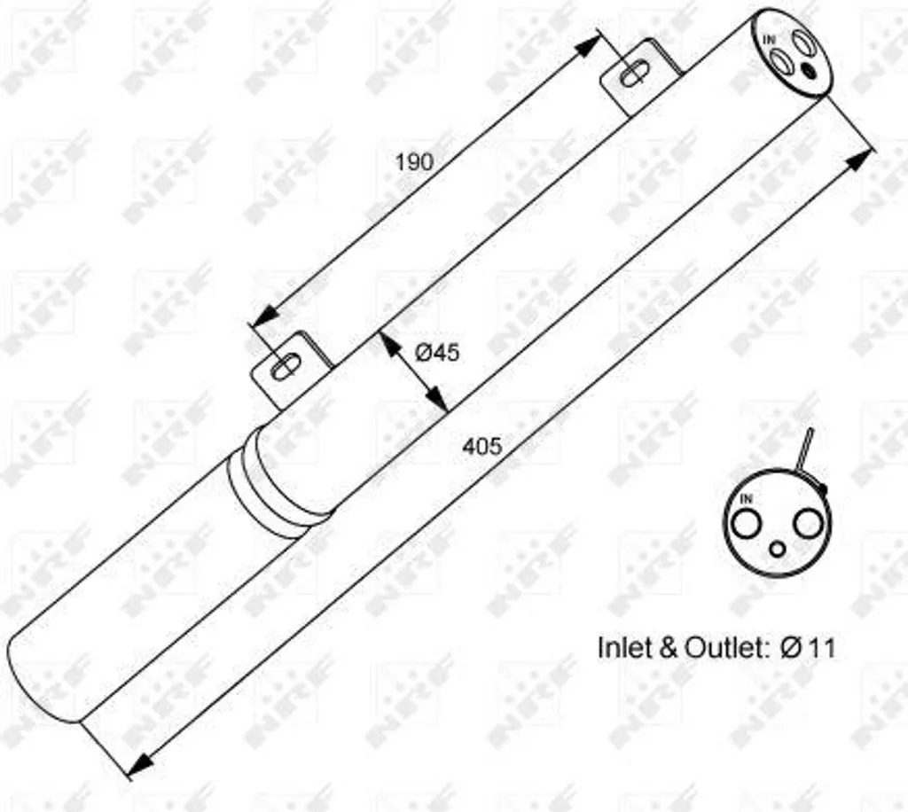 Sécheur clim NRF 33196 haute performance compatible Roadster et SLR E