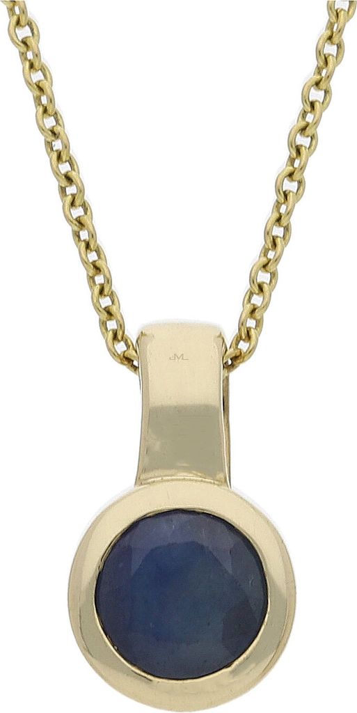 JuwelmaLux Anhänger 333/000 (8 Karat) Gold mit Saphir JL39-02-0340