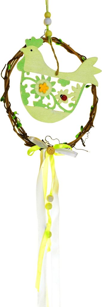 Kranz mit Huhn zum Aufhängen 30 cm