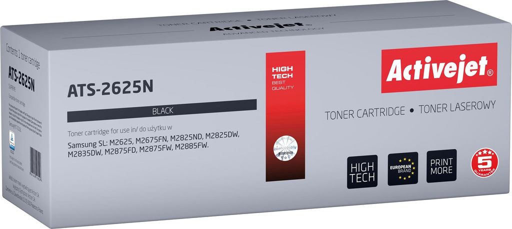 Activejet ATS-2625N Toner (Ersatz für Samsung MLT-116L; Supreme; 3.000 Seiten; Schwarz)