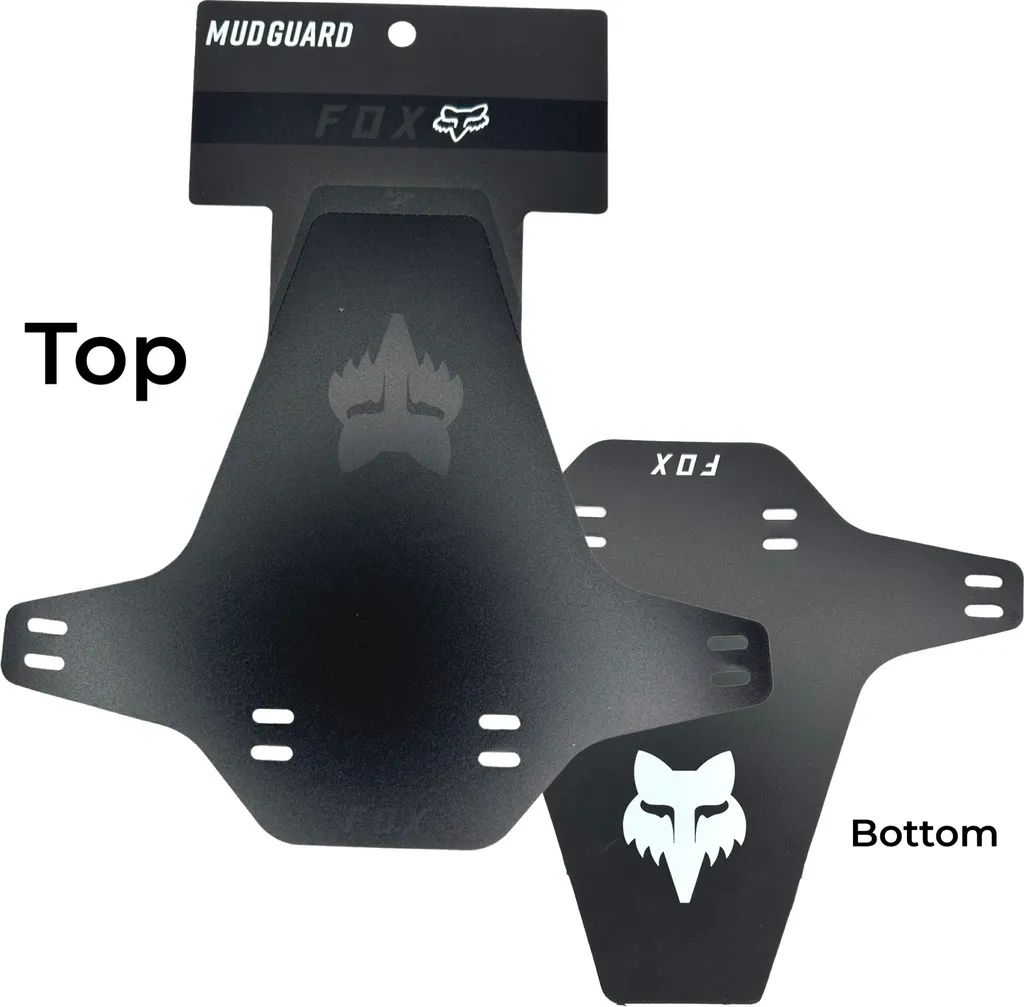 Garde-boue Fox Mud Guard pour VTT et DH - Protection Pluie et Boue Noir