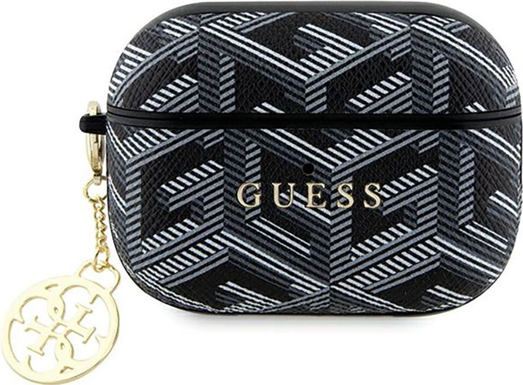 Guess GUAP2PGCE4CK Hülle für AirPods Pro 2 Cover - schwarzer GCube Charm