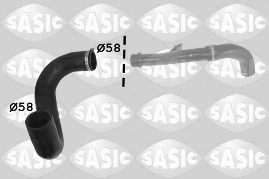 Tuyau d'air de suralimentation pour Fiat Ducato - Réparation Turbo 3336309