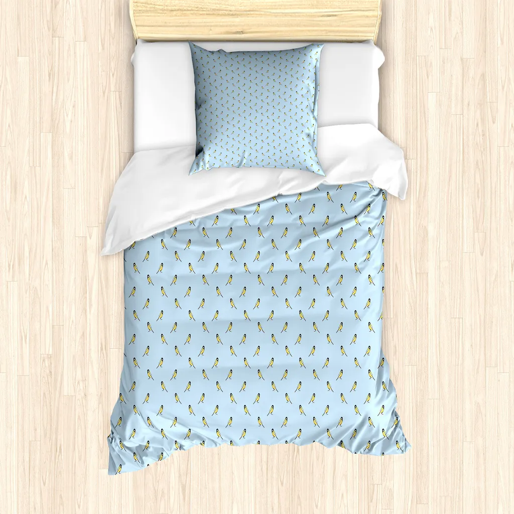 Sogni Leggeri con ABAKUHAUS Yellow Bird | Set Letto Antiacaro Chic