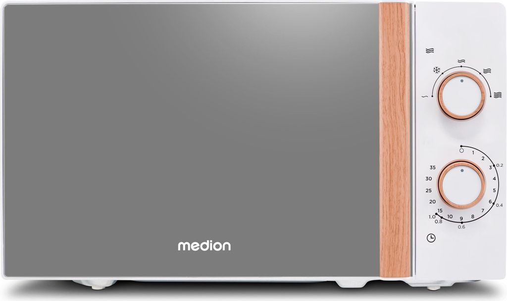 MEDION Mikrowelle (Holzoptik, 20 Liter, 700 Watt, Produktbild 