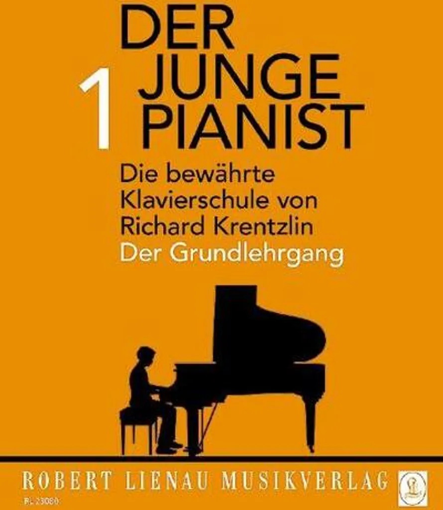 Livre de piano Der junge Pianist 1 pour débuter le conservatoire