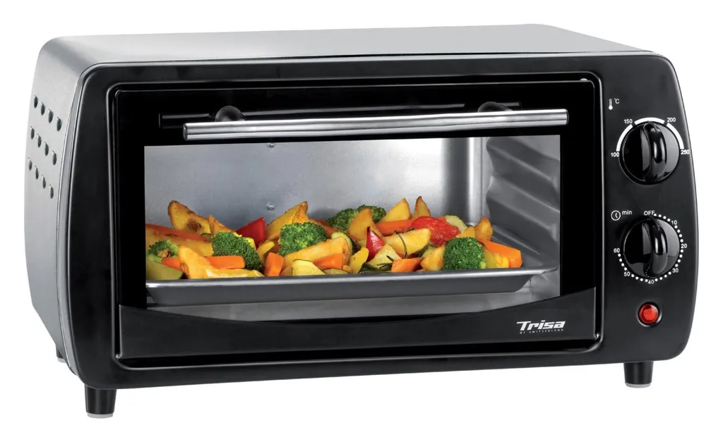 Mini-four compact pour studio et bureau Trisa 10L 800W - Idéal repas solo