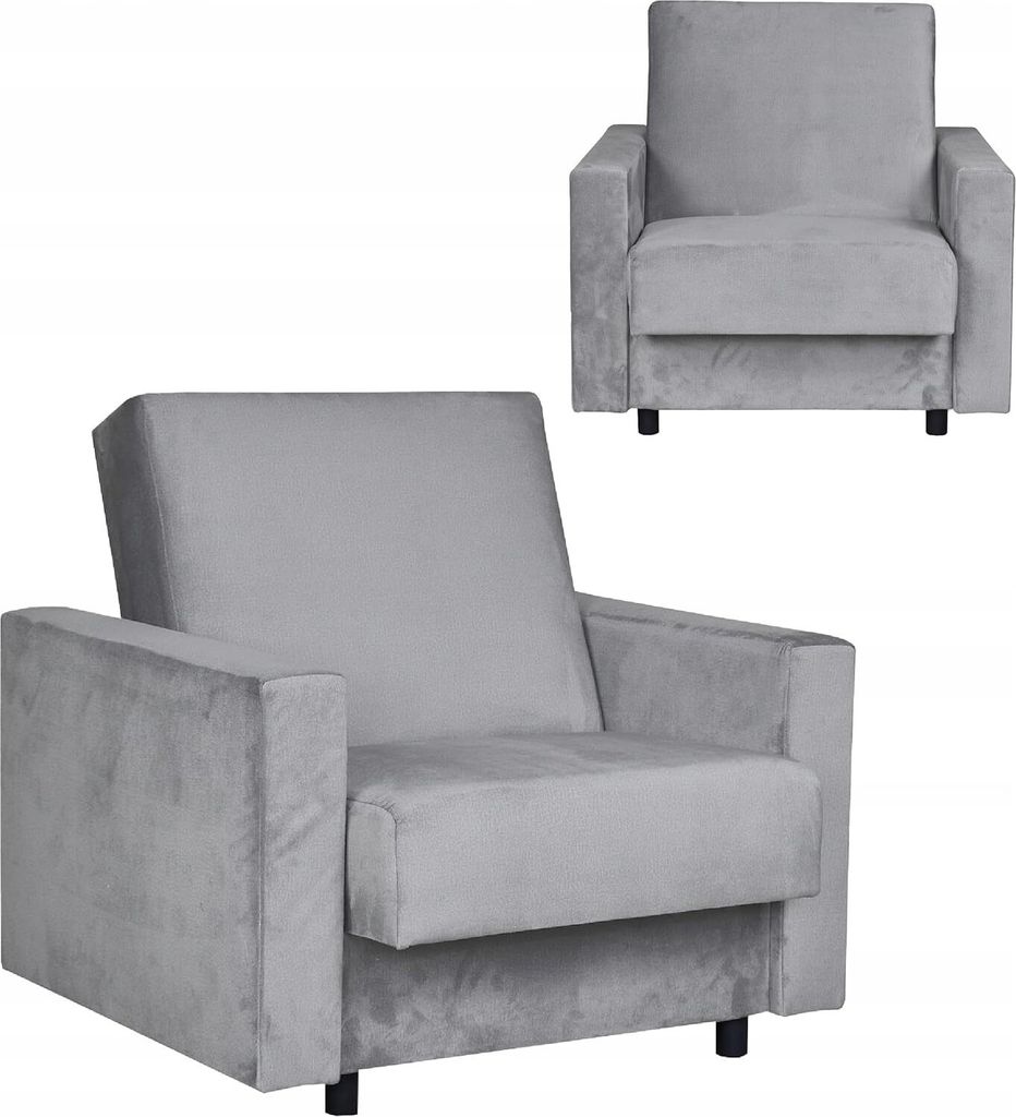 Family Meble Sessel Alicja Relaxsessel Fernsehsessel Bequemer Sessel aus Webstoff Loungesessel Ruhesessel Für Wohnzimmer Schlafzimmer Büro (MONOL...