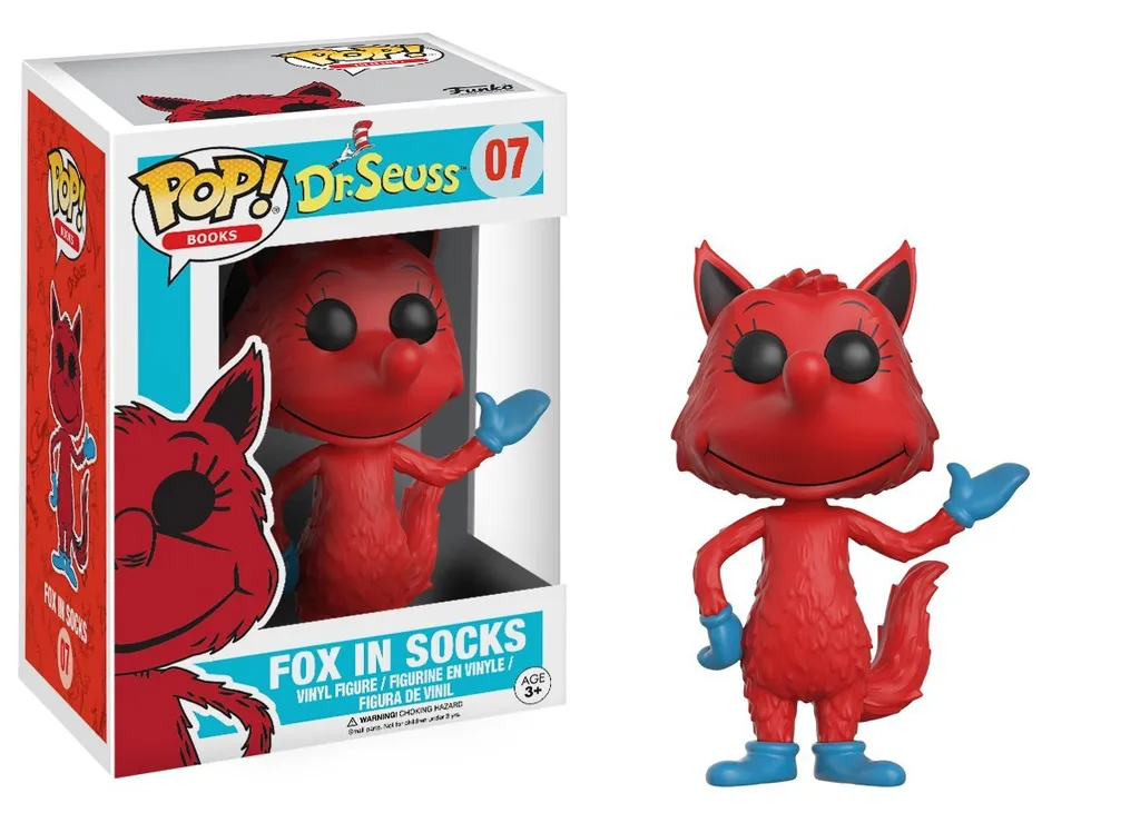 Funko Pop ! Dr Seuss Fox in Socks 12446 Figurine Rouge 9cm de Qualité - 2