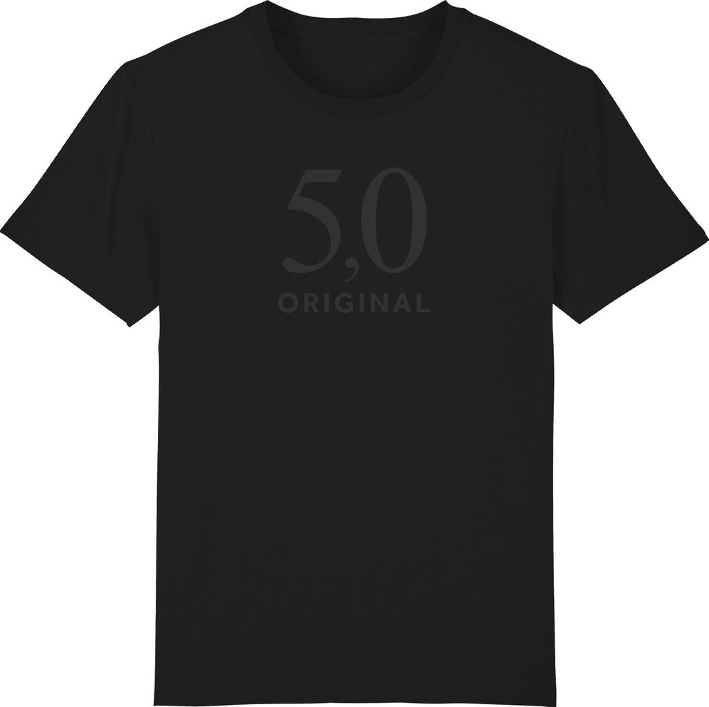 5,0 ORIGINAL T-Shirt, Uni, Logo grau XL