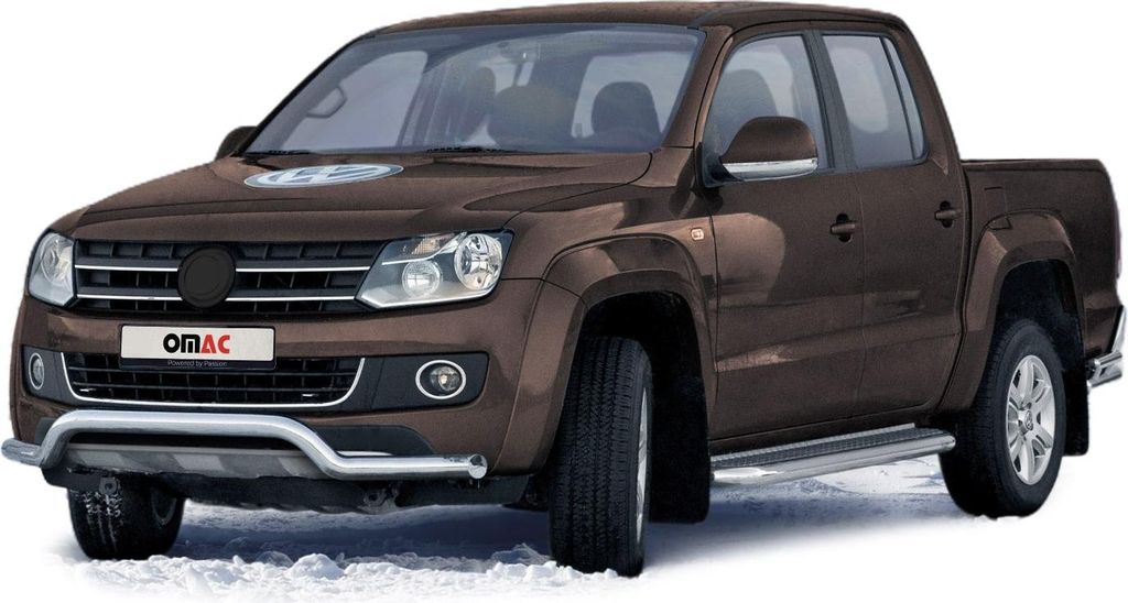 Frontbügel Frontschutzbügel Schutz für VW Amarok 2010-2016 mit ABE Stahl Silber