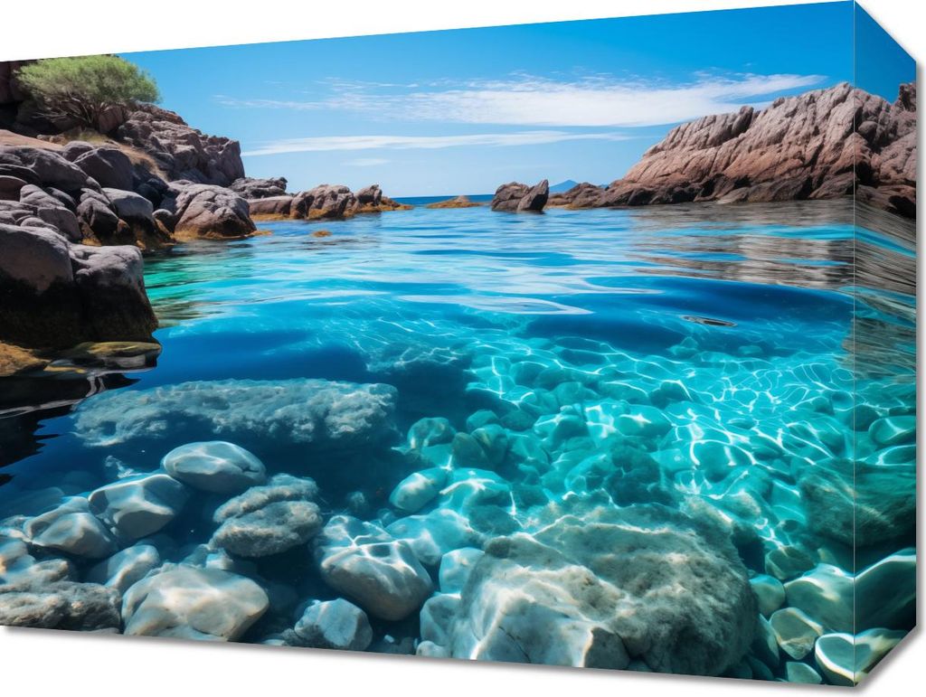 Bild 40x30cm Kristallklares Wasser