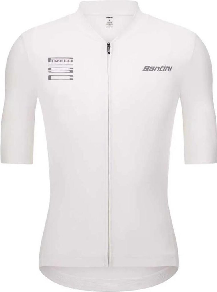 Santini Pirelli Wheel Kurzarm-radtrikot Weiß XL Herren,Damen Weiß XL