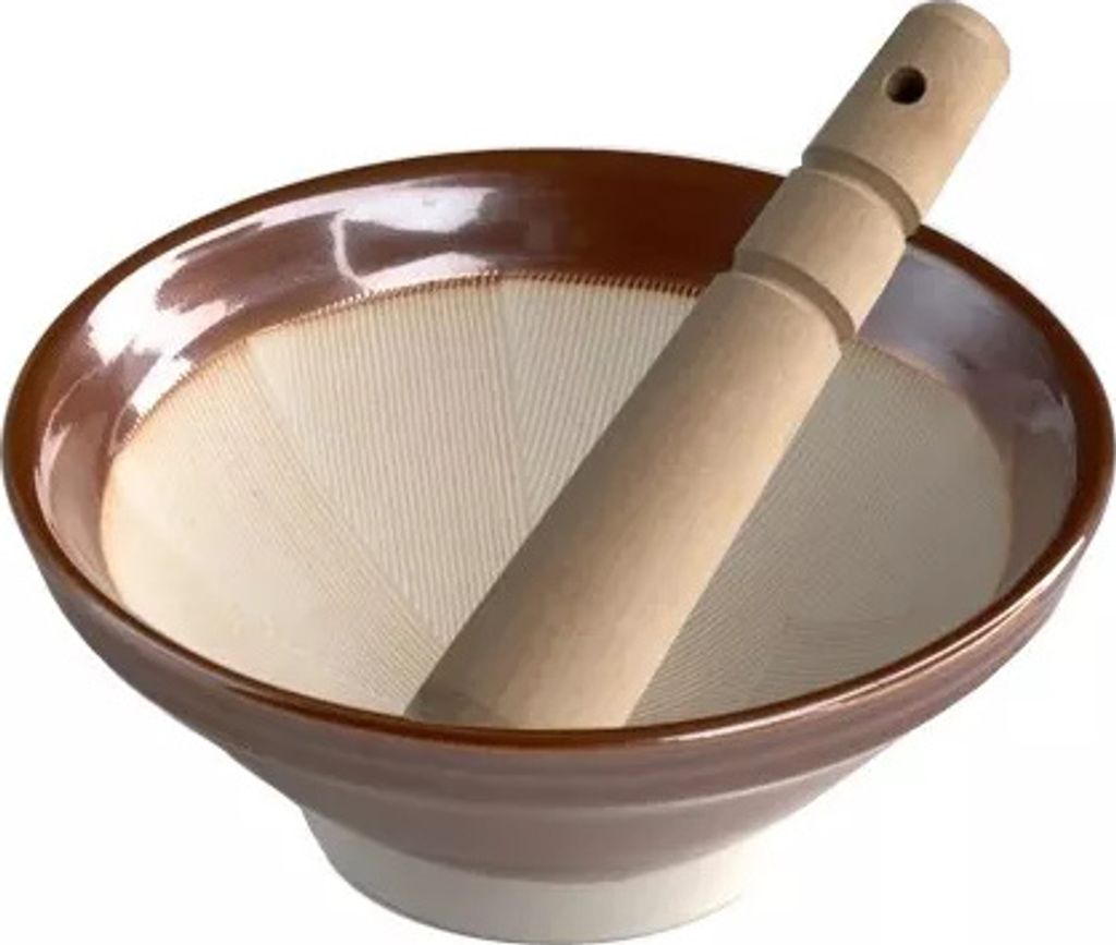 Terrasana - Suribachi & Surikogi - Japanischer Mörser aus Keramik