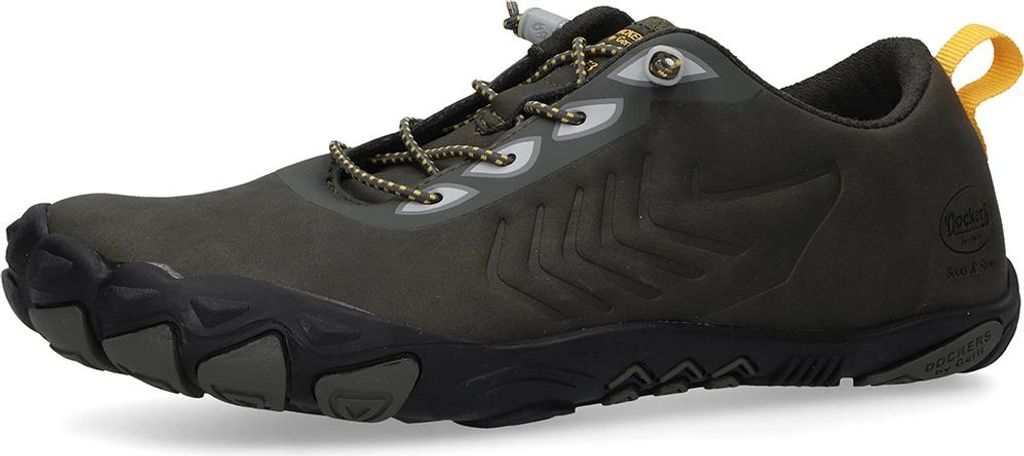 Dockers by Gerli Damen Sneakers 56MH208-630-859 Barfußschuh Khaki , Schuhgröße:42 EU