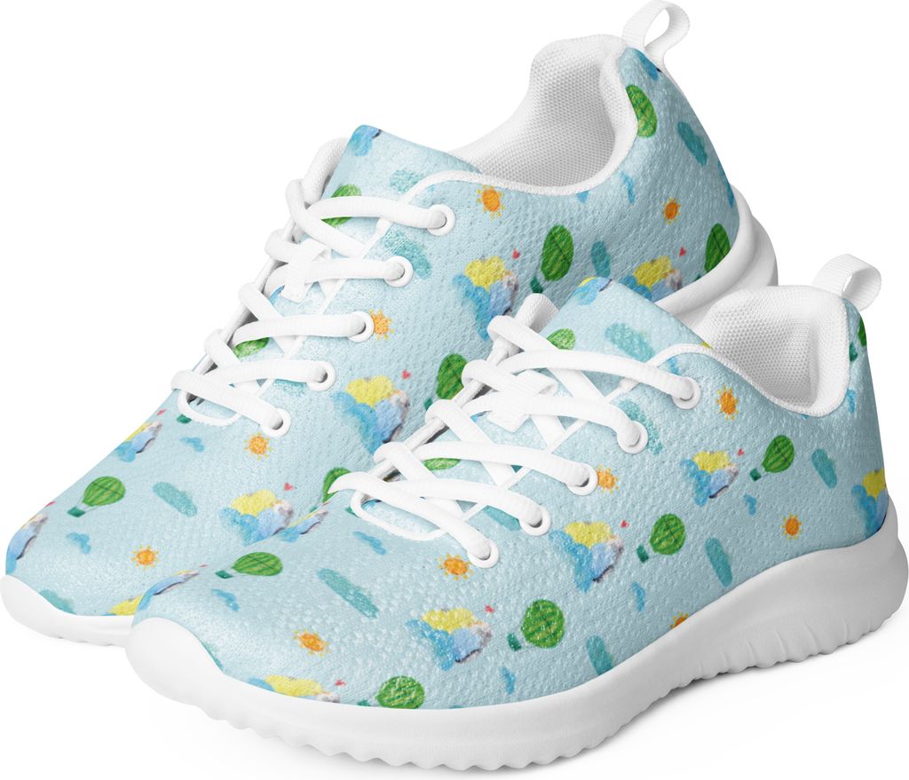 Mr. & Mrs. Panda Damen Sneaker Wellensittich Liebe Größe 39 - Blau - Geschenk, Freundin, Umarmung, Verliebt, Vögel, Verknallt, Laufschuh, Vertra...
