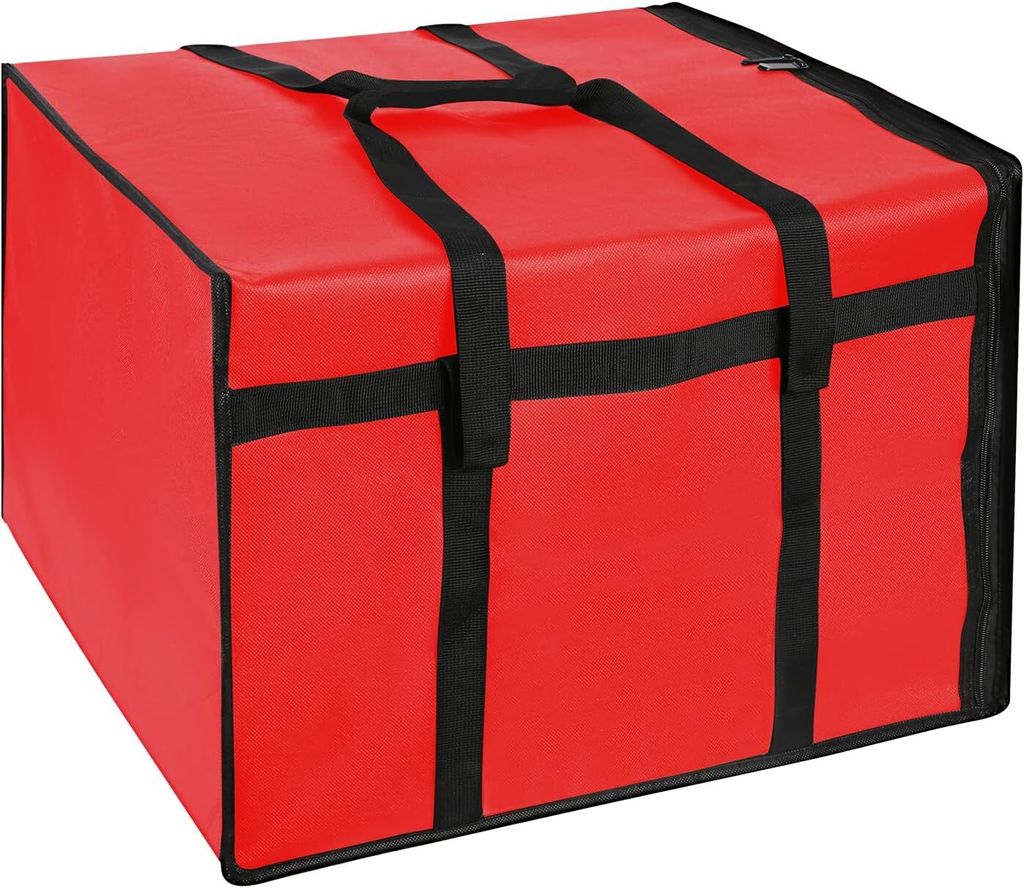 Kühltasche für heiße Lebensmittel, 40cm x37cm × 27cm, ideal für Picknicks am Strand, ideal für Pizza-Lieferung, Fahrer,hält Lebensmittel hei...
