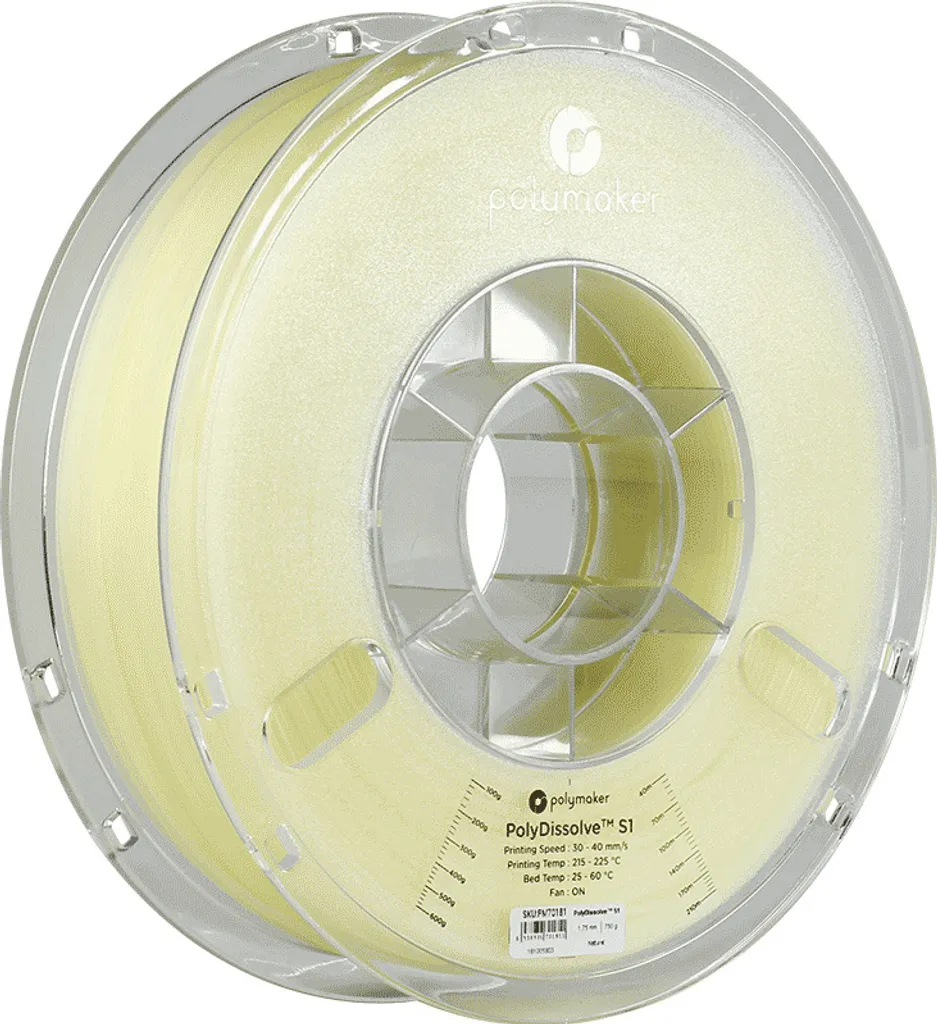 PolyDissolve S1 PVA 2.85mm pour Impression 3D Double Extrusion 750g