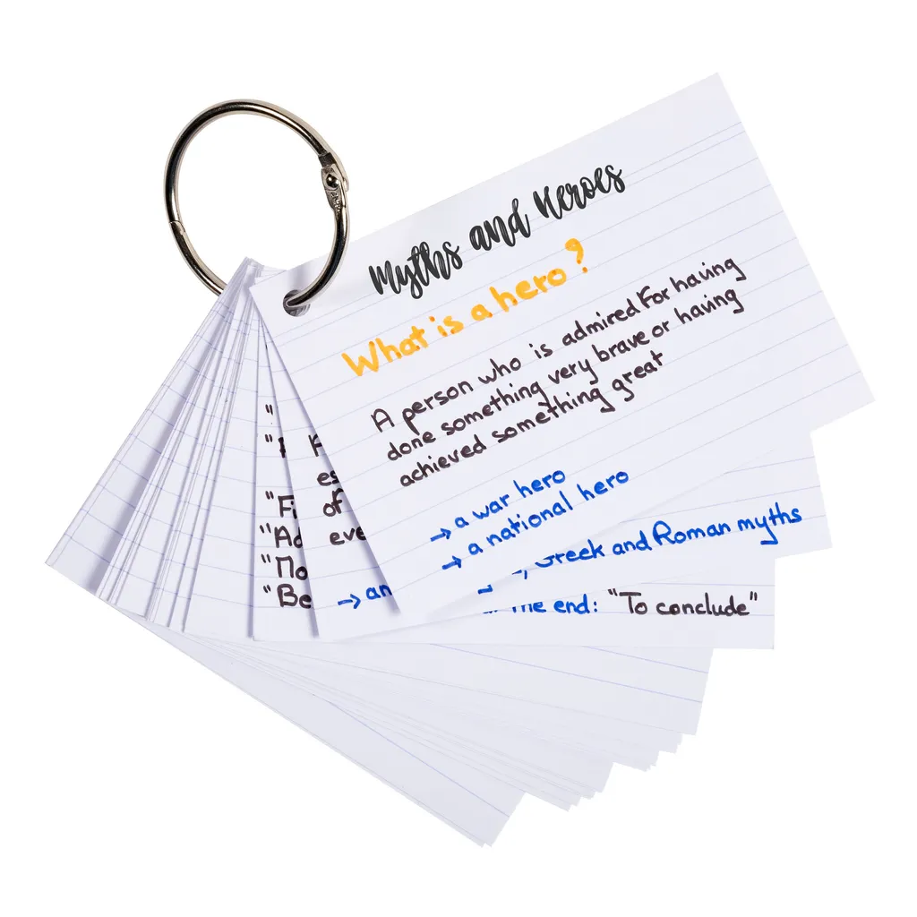 Ne Perdez Plus vos Notes avec les Flashcards Perforées A7 Exacompta 10330E - 2