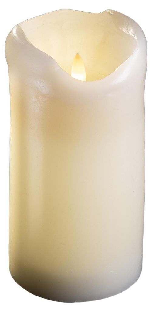 Velká LED svíčka ve tvaru válce s časovačem – průměr 7,5 Obrázek produktu 