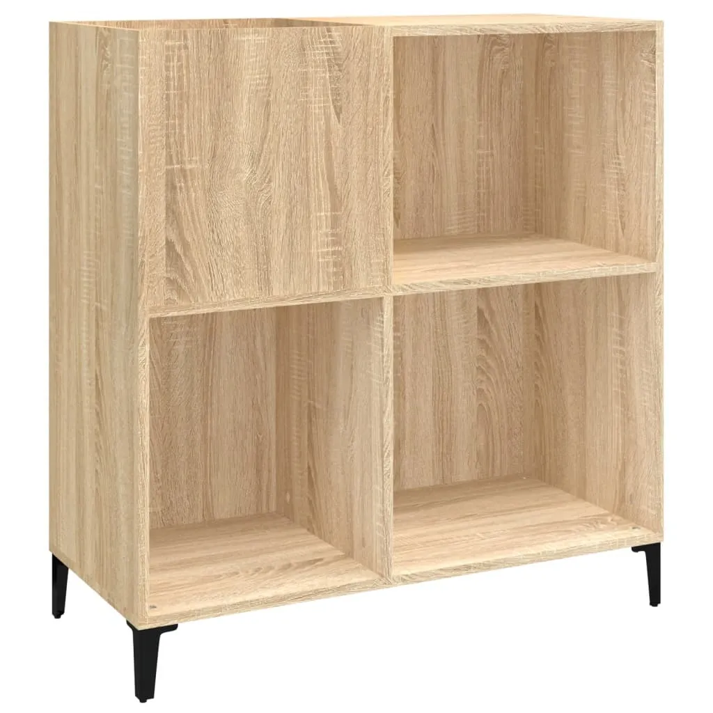 Mobiletto Vinili SYFAX 84,5x38x89 cm Rovere Sonoma - Arredo Casa