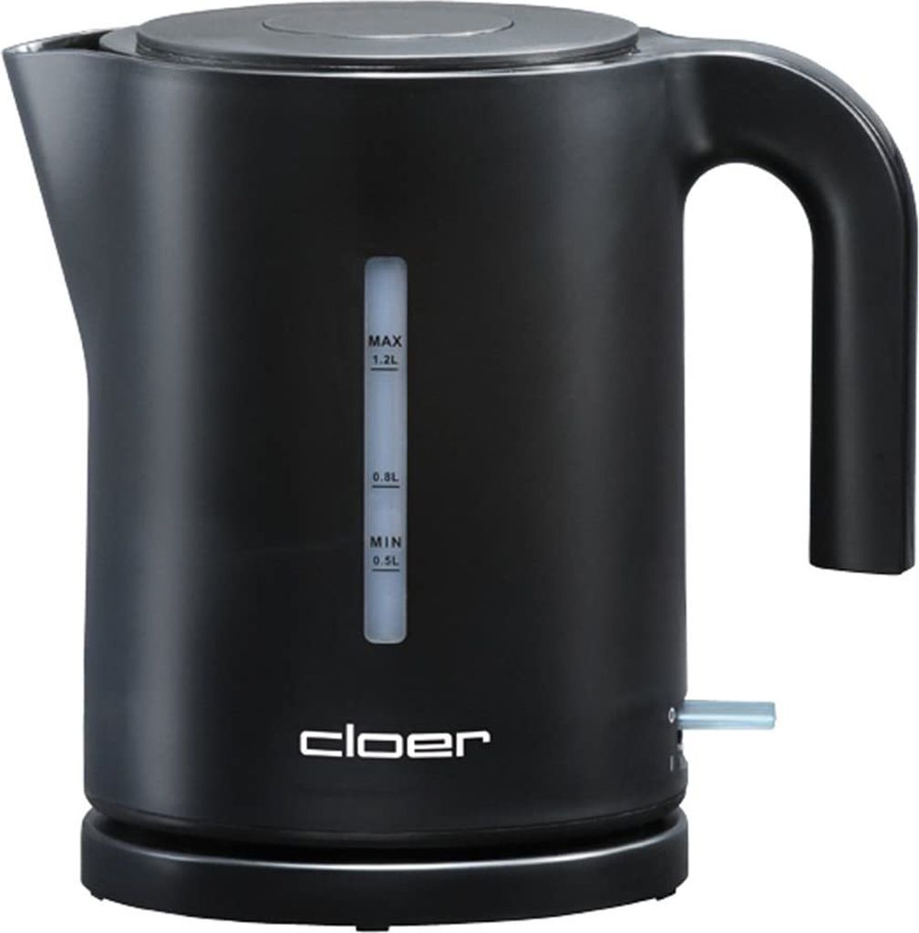Cloer 4120 - Wasserkocher - 1.2 Liter - 2000 W - Matt Black Immagine del prodotto 