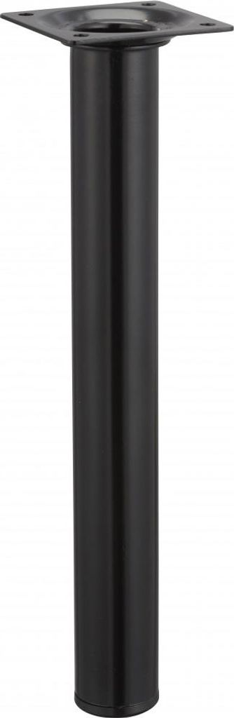 Pied table basse cylindrique HETTICH fixe acier époxy noir Image du produit 