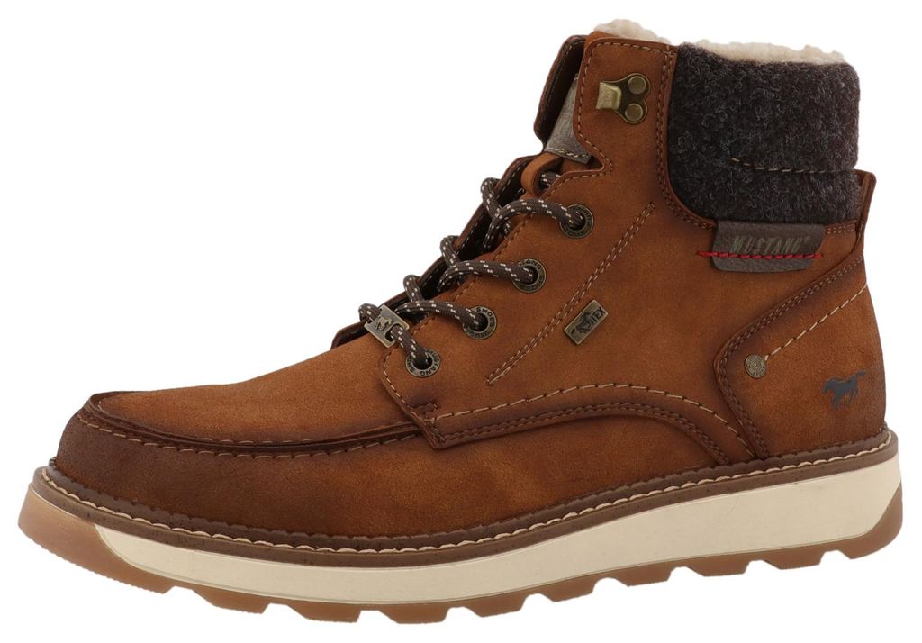 Mustang Schnürstiefel Braun