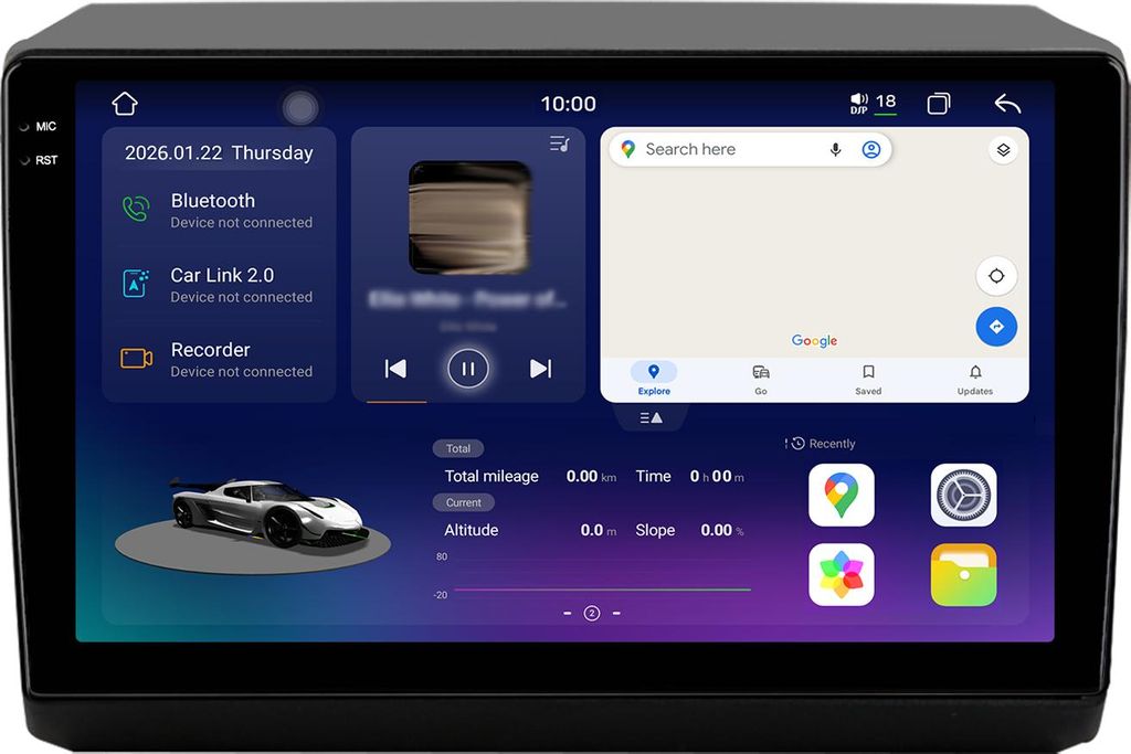 2k Display Android Radio 128GB für Fiat Ducato Peugeot Boxer & Citroen Jumper Wohnmobile Camper 2014–2022 Carplay Android Auto Navi 4G LTE Bluet...