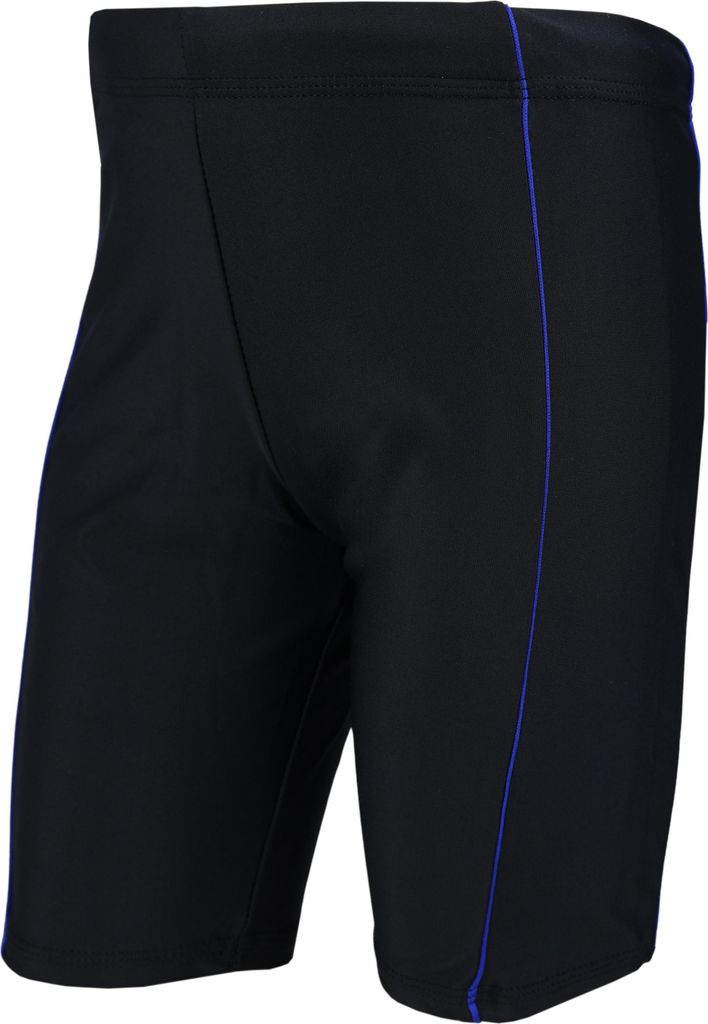 Aquarti Badehose Jungen – Schwimmhose Jungen mit Seitlichen Einsätzen, Badehosen für Jungen Schnell Trocknend, Farbe: Jammer Long Schwarz/Blau,...