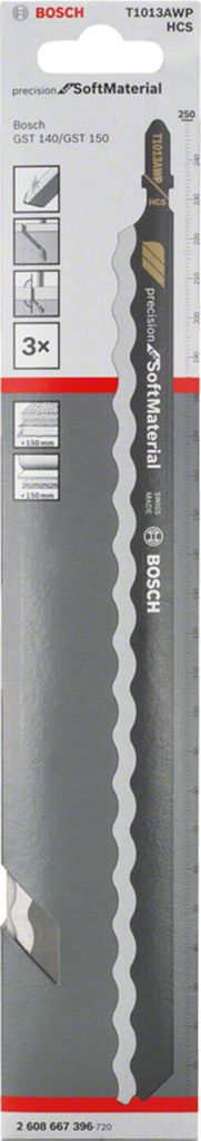 Bosch Precision for Soft Material T 1013 AWP - Lama per Immagine del prodotto 