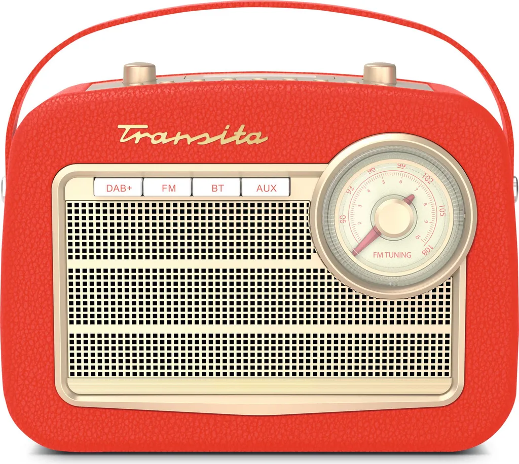 Radio portable sans fil Technisat Transita 130 rouge anti-interférence
