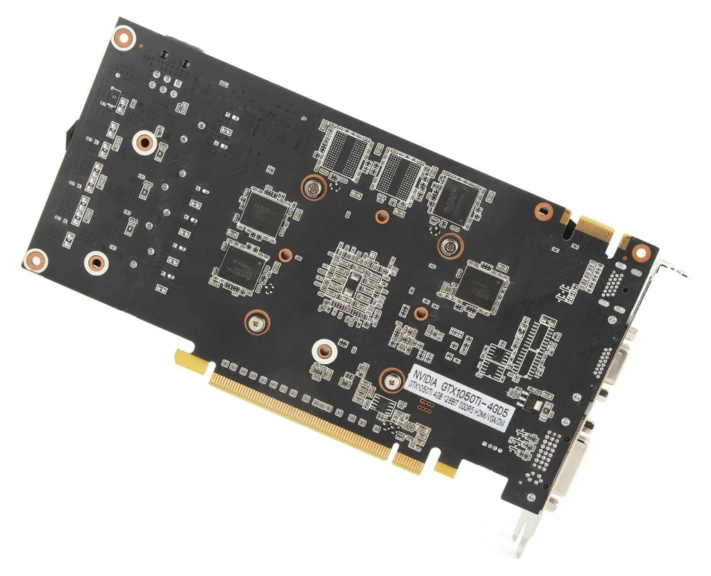 Carte graphique GTX 1050 Ti 4 Go DDR5 avec double ventilateur pour PC - 2