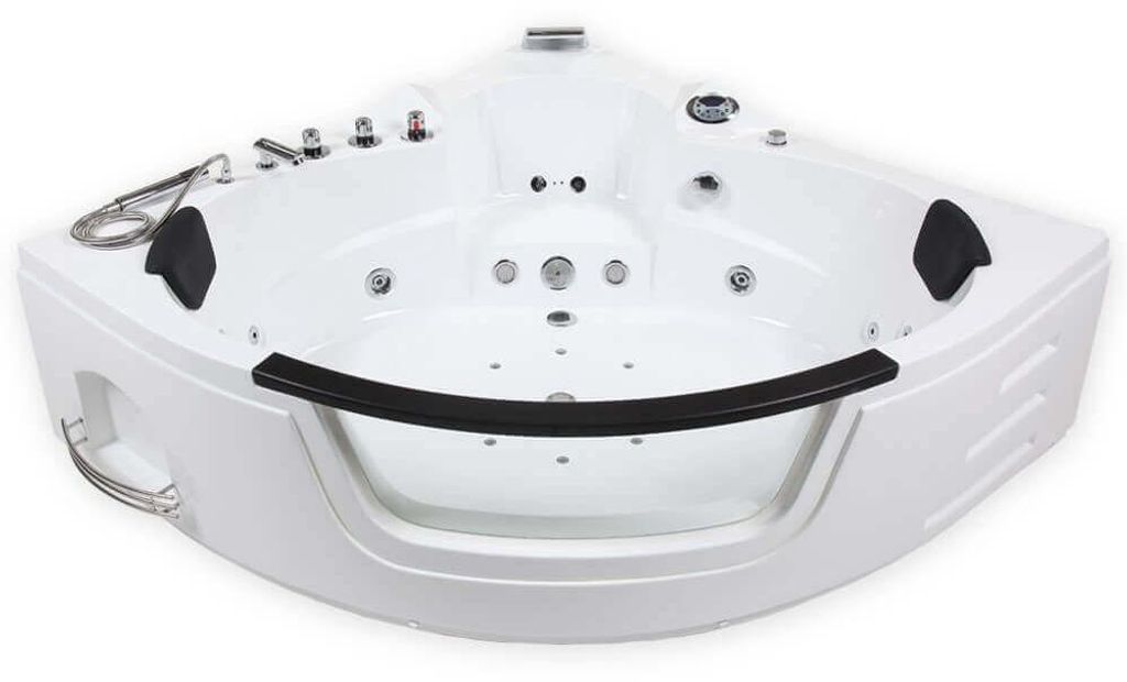 HOME DELUXE - Whirlpool - Laguna L - Weiß, Maße Produktbild 