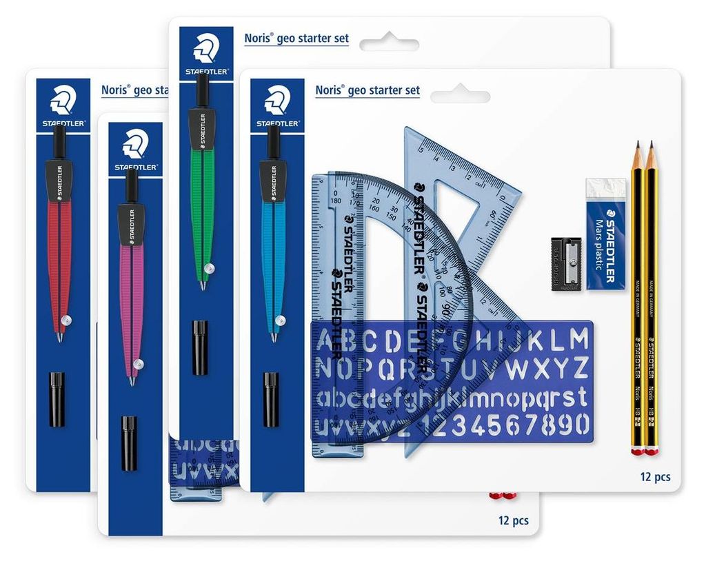STAEDTLER® 569120P2MS Noris Geo Set iniziale Immagine del prodotto 