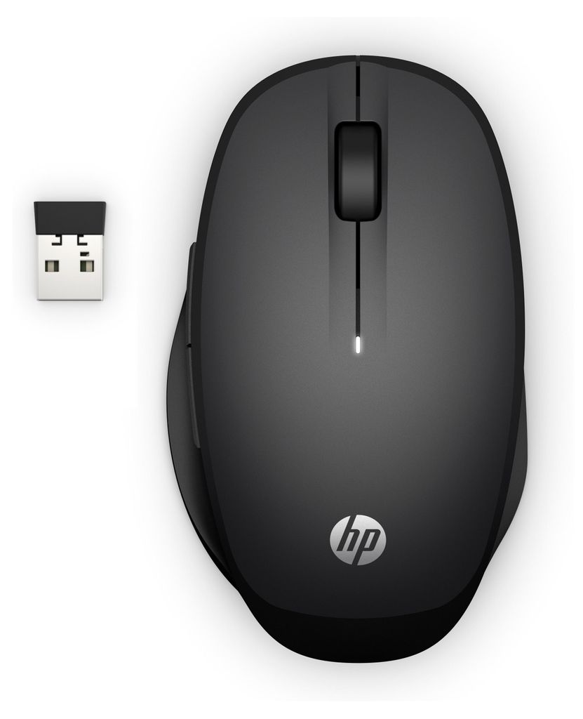 HP Mysz Dual Mode, Po prawej stronie, Optyczny, RF Zdjęcie produktu 